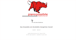 Desktop Screenshot of pianopossibile.de