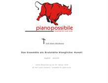 Tablet Screenshot of pianopossibile.de